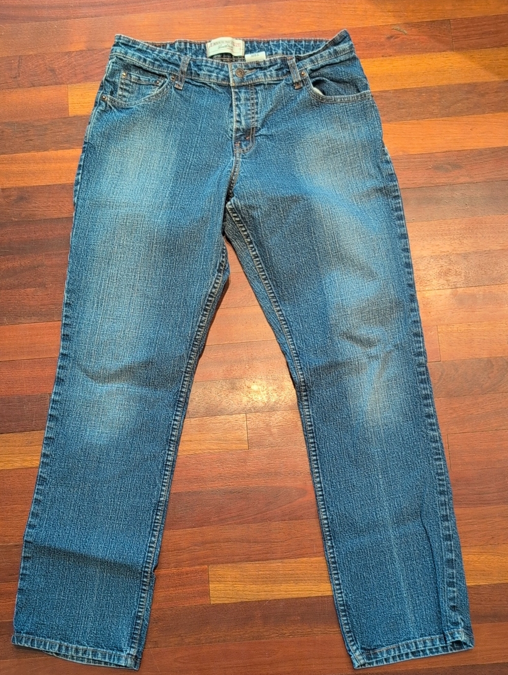 Levi Strauss Signature blue denim jeans - Stretch Mid Rise Straight Leg